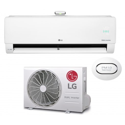 LG DUAL COOL & PURE AP12RK oldalfali monosplit inverteres klíma (R32, 3,5 kW)