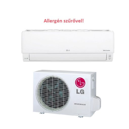 LG DELUXE DC09RK oldalfali monosplit klíma 2,5 kW