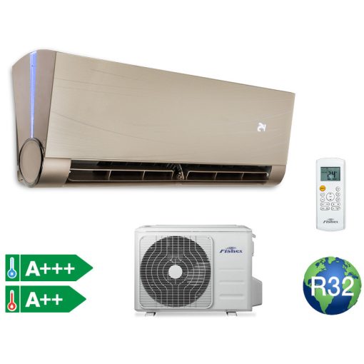 Fisher Art 3,52kW inverteres split klíma (antracit, gold, silver)