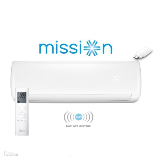 Midea Mission MB-09N8D6-I-WIFI oldalfali beltéri klíma(2,6 kW)