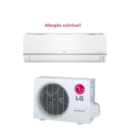 LG Silence Plus PC12SK oldalfali monosplit  klíma 3,5kW